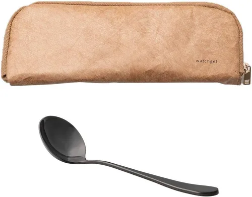 Miniatura 8 de watchget Cuchara de café profesional – Cuchara medidora redonda de acero inoxidable de 5.9 pulgadas para expreso, café especial, baristas, negro