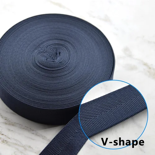 Miniatura 5 de Juego de correas de hebillas de 1 pulgada con correa de nailon de 10 yardas, 10 hebillas de plástico de liberación lateral rápida, 20 clips Azul