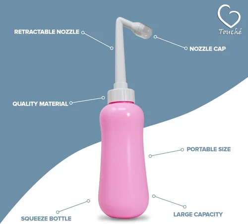 Miniatura 3 de Touché Bidé portátil de mano – Bidé personal de viaje para botellas vacías y limpiador de parto, ideal para viajes, camping, mujeres, bebés