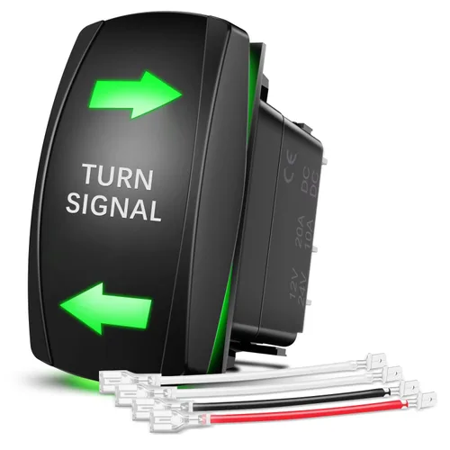 Miniatura 11 de Nilight Interruptor basculante de barra de luz de techo, interruptor de barra de luz LED, interruptor de barra de luz LED de 5 pines, interruptor