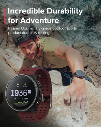 Miniatura 10 de SUUNTO Reloj de aventura GPS vertical, rastreador de actividad con GNSS de doble banda y mapas fuera de línea, soporta más de 95 deportes, métricas