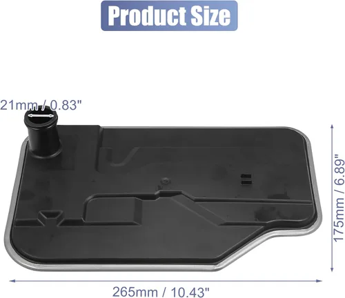 Miniatura 7 de X AUTOHAUX 1 unids No.2222772000 Transmisión Filtro de Aceite Pan para Mercedes-Benz E350 2014-2016