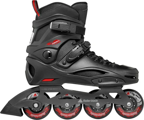 Miniatura 2 de Rollerblade RB 80 Patín urbano en línea para hombre, negro y rojo