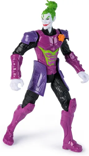 DC Comics, Batman™ Ninja Strike Figura de Acción de The Joker de 12", Juguetes Coleccionables de Superhéroes para Niños y Niñas de 3 Años en