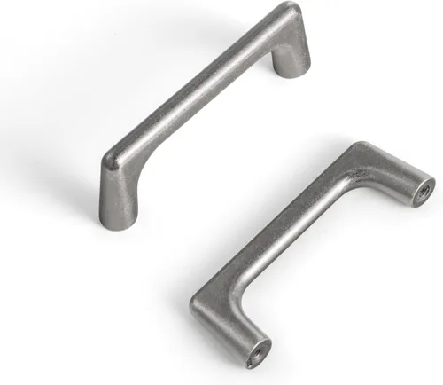 Miniatura 55 de Goo-Ki - Tiradores de gabinete de latón antiguo con centros de agujeros de 3 pulgadas (76mm), manijas de gabinete de aleación de zinc estilo retro