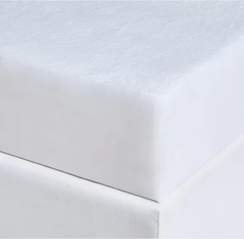 Miniatura 7 de London Fog Protector de colchón de 1 pieza de algodón blanco hipoalergénico, impermeable, de alta calidad, básico, 80% algodón/20% poliéster