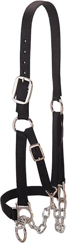 Miniatura 2 de Weaver Livestock - Ronzal de nylon resistente para ganado, ajustable, estilo moderno, equipo de manejo de ganado para exhibición, negro