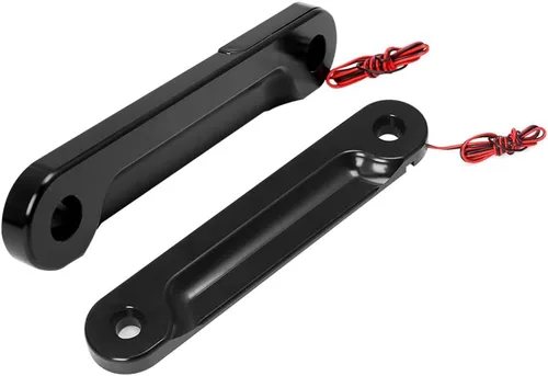 Miniatura 6 de Soporte de señal de giro para horquilla delantera de motocicleta, amortiguador LED para Harley Touring Road King Street Gilde Electra Glide