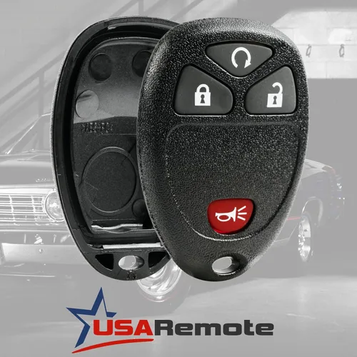 Miniatura 2 de Carcasa para llavero compatible con 2007-2016 Chevy GMC Pontiac Saturn Suzuki Cadillac Buick, mando a distancia sin llave, estuche y panel