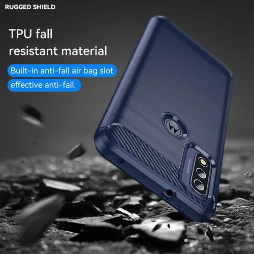 Miniatura 3 de Asuwish Funda de teléfono para Motorola Moto G Power 2022 5G/MotoG Pure 2021 con protector de pantalla y accesorios de celda MotoGPure GPure Azul