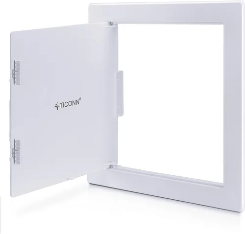 Miniatura 13 de TICONN Panel de acceso para paneles de yeso, 6 x 9 pulgadas, cubierta de plástico ABS para pared, puertas de acceso, panel de acceso fácil