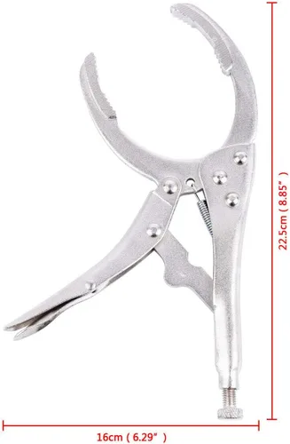Miniatura 2 de Agarre de bloqueo de aceite removedor de filtro llave tornillo de tornillo de la herramienta VICE Holding GRIPPING Alicates