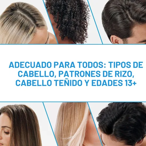 Miniatura 7 de CeraVe Champú y acondicionador hidratante anticaspa, tratamiento de caspa de piritiona y zinc con ceramidas, ácido hialurónico y niacinamida