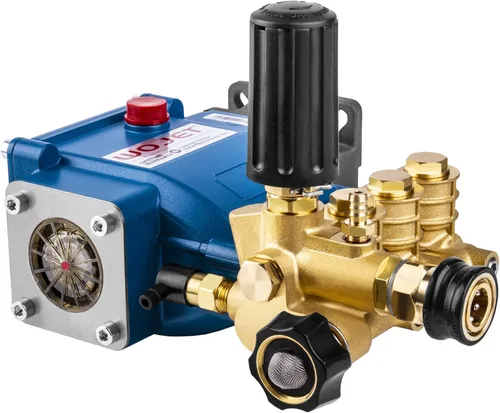 WOJET Bomba de lavado a presión de émbolo triplex, 3600PSI 2.7GPM, eje de 3/4 pulgadas, autocebante, kit de bomba de repuesto horizontal para