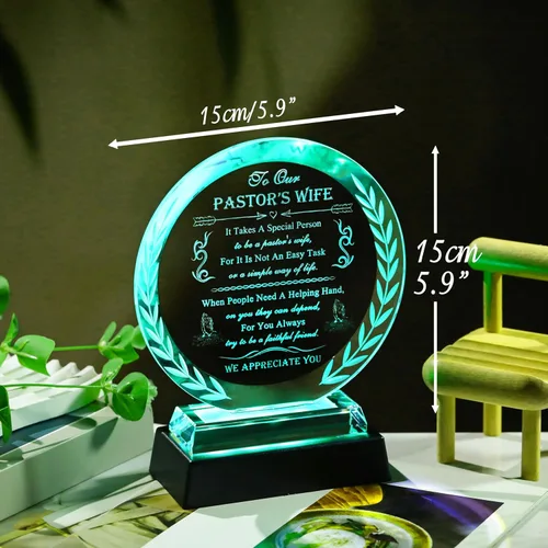 Miniatura 4 de Regalos para la esposa del pastor (esposa del pastor - Olive+LUZ LED)