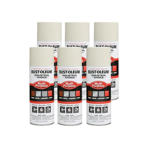 Miniatura 9 de Aerosol de esmalte Rust-Oleum para uso general; envase de 16 onzas líquidas; lata de aerosol, Blanco brillante, 6 BLANCO BRILLO