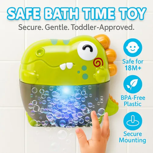 Miniatura 3 de Máquina de burbujas de baño, máquina de burbujas para bañera, juguetes de baño, máquina de burbujas para bañera, fabricante de burbujas con luces