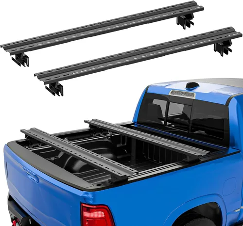 Miniatura 11 de YZONA Bastidores ajustables de 14.6 a 17.4 pulgadas de altura para caja de camioneta con 2 luces LED compatibles con Tacoma/Tundra/Silverado