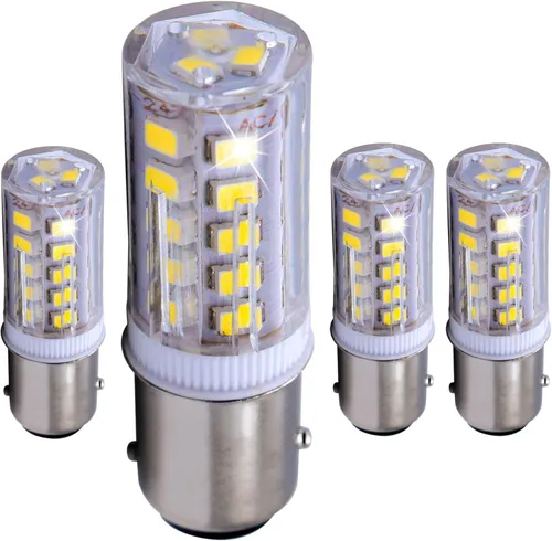Miniatura 11 de HQRP Paquete de 2 bombillas LED BAY15d de repuesto para bombilla Ancor Marine 529340 529341 521158 521162 521166 529344 base de índice de contacto