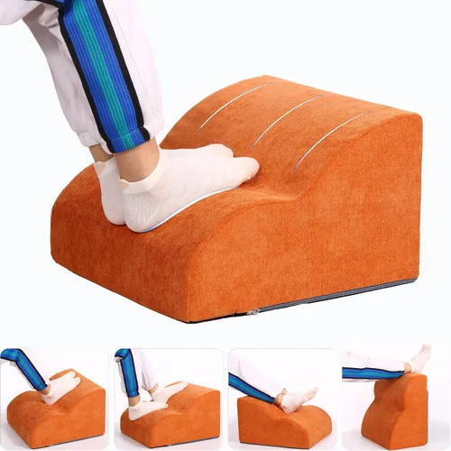 Miniatura 9 de Reposapiés para debajo del escritorio en el trabajo. Taburete de tres niveles multifuncional, con reposapiés lavable. para debajo del escritorio