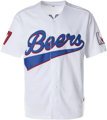 Miniatura 11 de Camiseta de béisbol con costuras Doug Remer Beers Joe Cooper 44# 17#, para hombre, tallas S-3XL