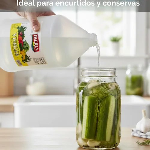 Miniatura 8 de Iberia Vinagre blanco destilado natural, 1 galón - 5% de acidez