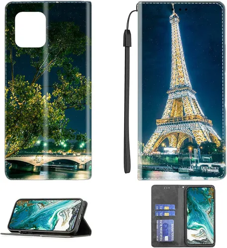 Miniatura 52 de Funda para Moto One Zoom compatible con Motorola One Zoom Phone Case Flip Stand Cover Magnetic Close YHD