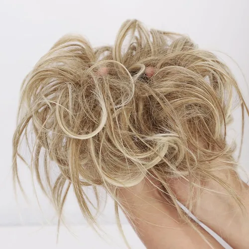 Miniatura 2 de Lativ - Extensiones de cabello con moño desordenado y peinado alborotado, scrunchies con banda elástica de goma, accesorios de cabello desordenado