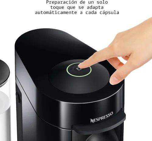 Miniatura 2 de Nespresso VertuoPlus - Máquina de café y espresso con espumador de leche de De'Longhi, negro mate Negro tinta