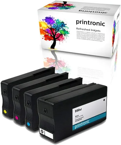 Cartucho de tinta remanufacturado de repuesto para impresoras HP 950xl HP 951xl (1 negro, 1 cian, 1 magenta, 1 amarillo) para impresoras OfficeJet