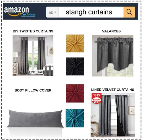 Miniatura 273 de StangH Cortinas de Terciopelo Verde Esmeralda de 96 Pulgadas - Cortinas Opacas de Terciopelo de Lujo Súper Suaves, Elegante Cobertura de Ventana