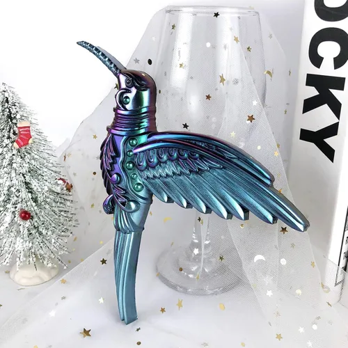 Miniatura 2 de Molde de silicona 3D para colibrí, molde de resina animal, estatua de pájaro, molde epoxi, molde de fundición para manualidades, para regalo, hogar