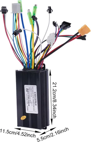 Miniatura 6 de Kit de conversión de bicicleta eléctrica 36 V 500 W 24 "Kit de rueda Ebike Controlador de modo dual Rueda delantera Kit de conversión de bicicleta
