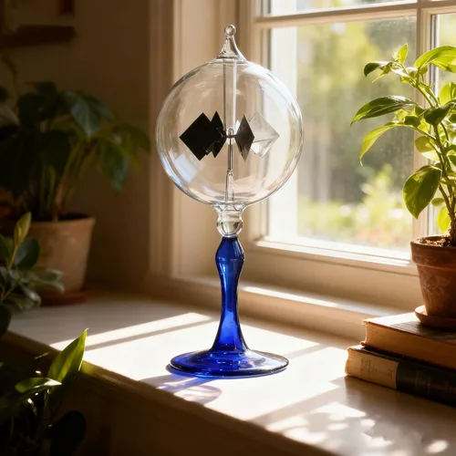 Miniatura 2 de Gran energía solar crookes radiómetro regalo hogar escritorio decoración (azul)