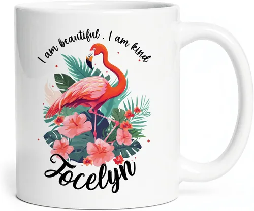 Miniatura 9 de Taza de flamenco personalizada 2023, Flock Of Flamingo Mug para cumpleaños de los amantes del flamenco, taza de café personalizada de flamenco