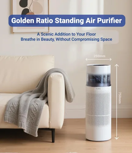 Miniatura 2 de Purificador de aire 2 en 1 con humidificador, purificadores de aire para el hogar, habitación grande, humidificador y purificador de aire en un