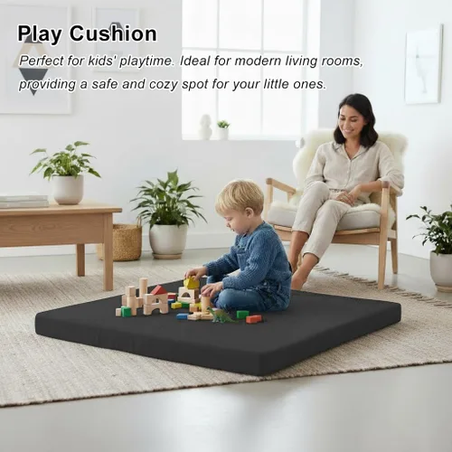 Miniatura 4 de Velvet Zabuton - Tapete de meditación grande para adultos y cojín de meditación de yoga, asiento de espuma de alta densidad con funda lavable, 31 x