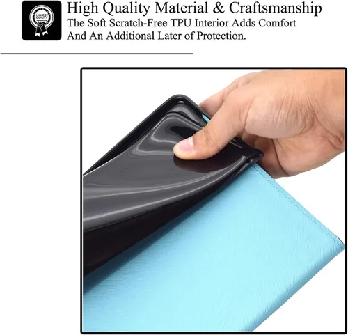 Miniatura 7 de Funda para Kindle Paperwhite, de piel sintética, con ranuras para tarjetas, con tapa de apagado y encendido automático para Amazon Kindle Paperwhite