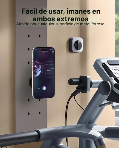 Miniatura 6 de Soporte de agarre para teléfono MagSafe de doble cara con anillo magnético ajustable para dedo y soporte lateral en bucle para iPhone 17/16 Pro