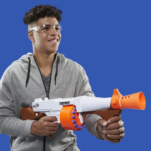 Miniatura 5 de Nerf Fortnite DG Lanzador de Dardos - Tambor Giratorio de 15 Dardos, Acción de Bombeo, 15 Dardos Oficiales Nerf