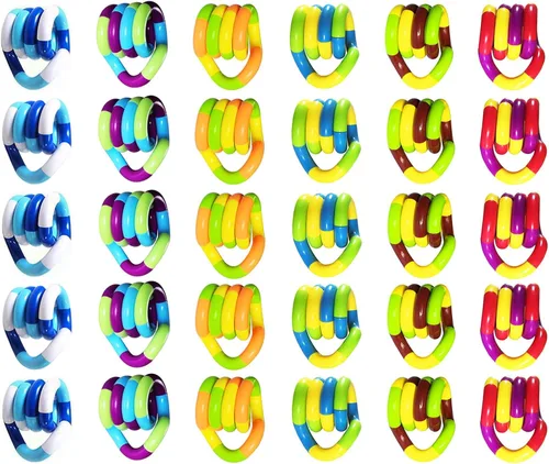 Miniatura 4 de 20 juguetes silenciosos y giratorios para una experiencia única de ansiedad, juguetes sensoriales antiansiedad que se combinan en nuevas formas