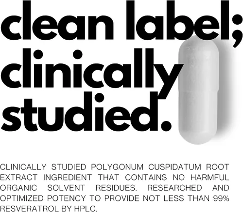 Miniatura 4 de FOLIUS LABS Cápsulas de resveratrol de ultra alta pureza - 99% Trans-Resveratrol - Extracto de Knotweed japonés - Apoya la inmunidad, apoya