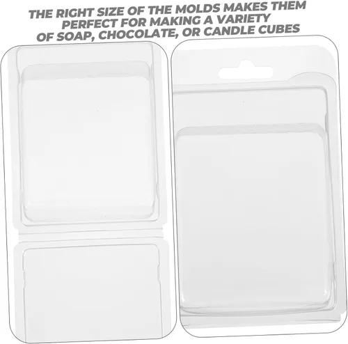 Miniatura 9 de EXCEART Moldes de vela 20 piezas de envases de moldeo vacíos moldes de cera derretimiento accesorios DIY caja de embalaje pequeña práctica