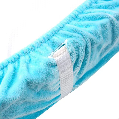 Miniatura 8 de Funda de terciopelo coral para cambiador de pañales para bebé, niña, bebé, niño, 1 unidad (tortuga azul)