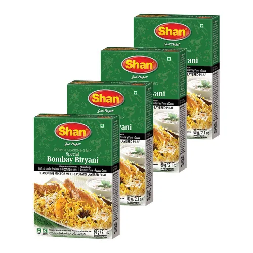 Miniatura 16 de Shan Korma Recipe and Seasoning Mix 1.76 oz (50g) - Spice Powder for Traditional Meat in Yogurt Sauce - Suitable for Vegetarians - Airtight Bag in a