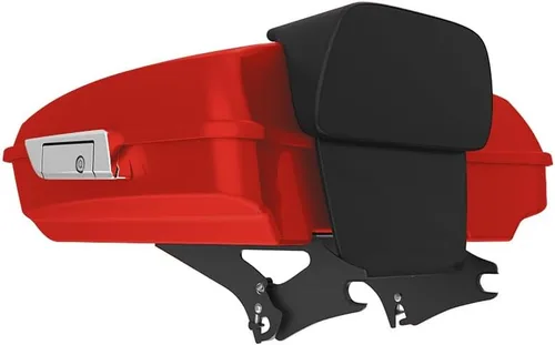 Miniatura 172 de King Tour Pack para Harley Alpine Green, cierre de paquete turístico, portaequipajes superior, soporte de montaje negro, placa de metal para Harley