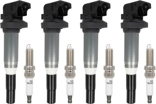 Miniatura 61 de ECCPP UF816 4 bobinas de encendido con 4 bujías de iridio 95125 para Hyundai Elantra Sonata Kona para Kia Forte Optima 2.0L GN10877 UF816 UF-816