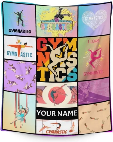 Miniatura 13 de Manta de gimnasia, suave, mullida y cálida, manta pequeña de 30 x 40 pulgadas para sofá, oficina, manta deportiva, regalos para niñas