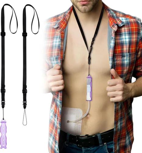 Miniatura 6 de Soporte de catéter de diálisis peritoneal para Baxter con cordones ajustables para catéter PD y accesorios de diálisis peritoneal para protección