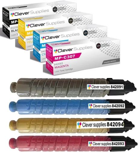 Miniatura 100 de CS - Cartucho de tóner compatible para Ricoh C220 406046 Color negro láser Aficio SP C220 Aficio SP C220A Aficio SP C220DN Aficio SP C220N Aficio SP